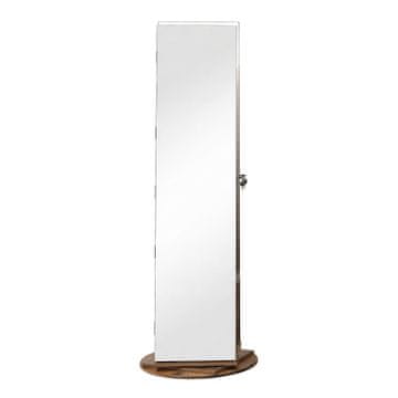 Songmics Omara za nakit 54.5x54.5x162 cm rjava