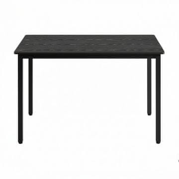 Songmics Jedilna miza 70x110x77 cm rjava
