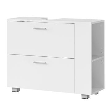 Songmics Kopalniška omarica 30x80x64 cm Bela