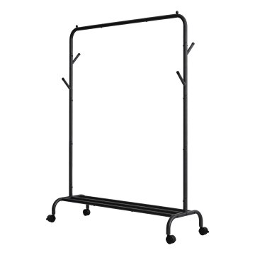 Songmics Oblečni regal 41x103.5x155 cm Črn