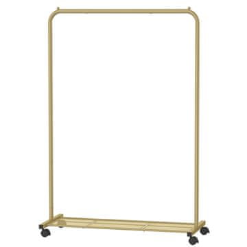 Songmics Oblekalna stojala 40.5x91x158 cm zlata