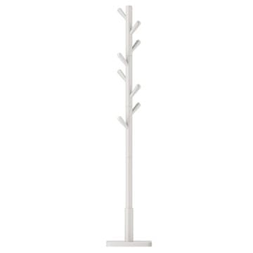 Songmics Obešalnik za plašče 30x30x175 cm Bela