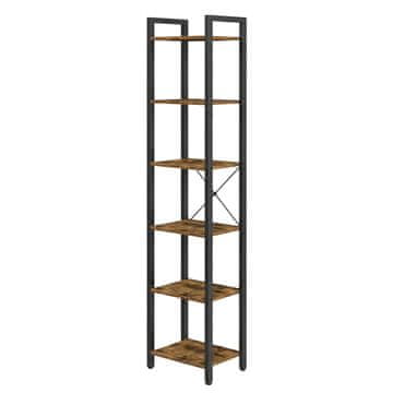 Songmics Knjigarna 30x40x187.5 cm Črna