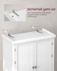 Songmics Kuhinjski omarica 40x76x182.1 cm Bela