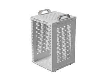 slomart Lanberg OR10-2309-S odprti regal 10" 9U 280x300 mm, siv