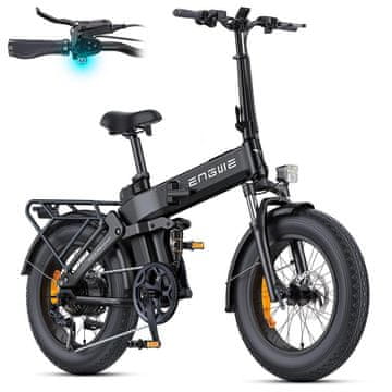 Engwe ENGWE ENGINE PRO 3.0 BOOST zložljivo električno kolo, 250 W, 90 Nm, do 130 km