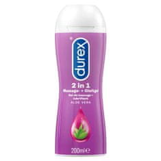 Durex Masažni gel in lubrikant Durex - Play 2v1, z aloe vero, 200 ml