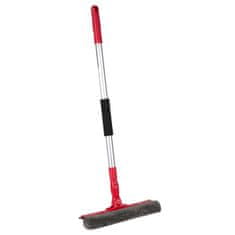 Dirt Devil DIRT DEVIL 2v1 metla / brisalec za čiščenje stekla, teleskopski ročaj 68-116cm, srebrna/rdeča