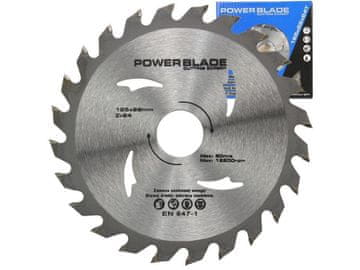 MAR-POL Žagin list z SK rezili (video), 125x24Tx22.2mm POWER BLADE M09050
