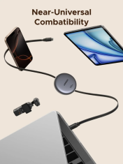 Ugreen Nexode izvlečni polnilni kabel, USB-C na USB-C, 1 m, 100 W (65905)