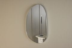 Venture Design Ogledalo Askersund 65x40 cm srebrno