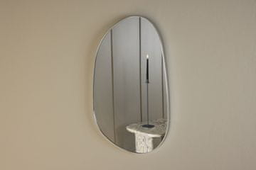 Venture Design Ogledalo Askersund 65x40 cm srebrno