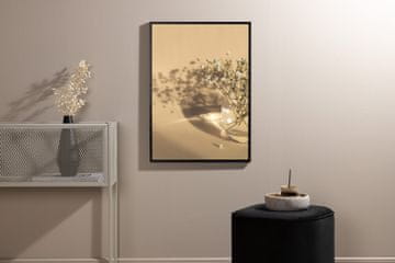 Venture Design Plakat Bele rože 21x30 cm Bež