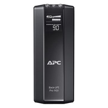 APC APC Back-UPS Pro 900 540 W 900 VA UPS z USB izhodom, Type E, črn