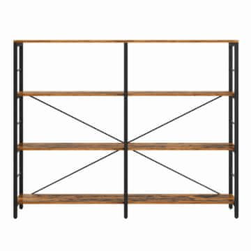 Songmics Knižna omara 30x120x172.5 cm rjava