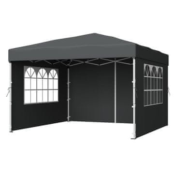 Songmics Paviljon 3x3x2.6 m Siva, material: jeklo