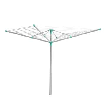 Songmics Vrteči sušilec za perilo 170x170x121-183 cm Črn