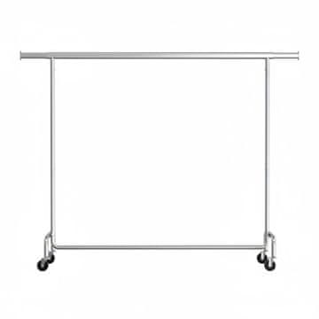 Songmics Oblečni regal 45x160x162.9 cm srebrn kovinski