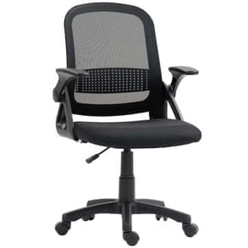 Homestar Pisarniški stol ergonomski mrežasti vrtljiv stol 57,5x60x91-101 cm črn