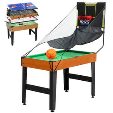 Homestar Multigralna miza 5 v 1 134x108x144 cm rjava