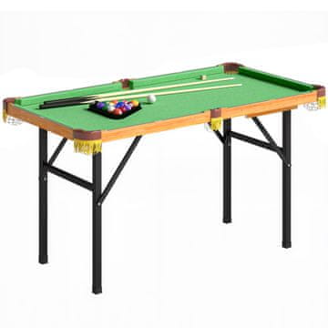 Homestar Zložljiva mini biljardna miza 120x63x73,5 cm zelena