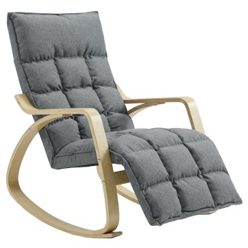 Homestar Gugalnik Nastavljiv naslon za noge 67x106-123x92 cm Siva
