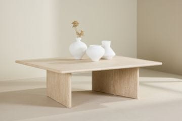 Venture Design Klubska mizica Skagen 120x100 cm bež
