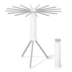 Songmics Stojalo za sušenje perila 112x112x122 cm srebrno