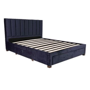 Homestar Postelja GRACE 160x200 cm, modra
