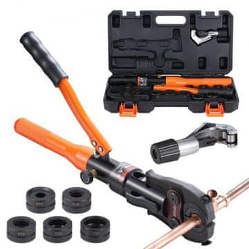 VEVOR Hidravlično orodje za stiskanje cevi 415x220x70 mm srebrno