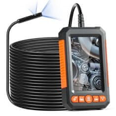 VEVOR Endoskopska kamera z dvojno lečo, boreskop, kabel 1499.6 cm, zaslon 10.9 cm