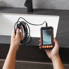 VEVOR Endoskopska kamera z dvojno lečo, boreskop, kabel 1499.6 cm, zaslon 10.9 cm
