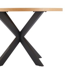 Homestar Jedilna miza VANCOUVER D120xV75cm hrast