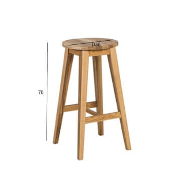 Homestar Barski stol MONDEO hrast