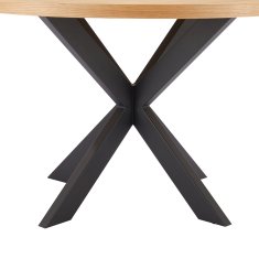 Homestar Jedilna miza VANCOUVER D120xV75cm hrast