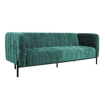 Homestar Sofa postelja TAMIKA za 3 osebe, zelena