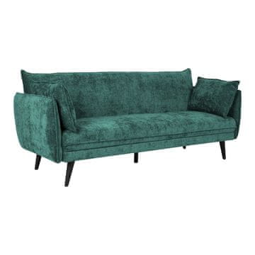 Homestar Sofa postelja NOELLA 3-sedežna, zelena