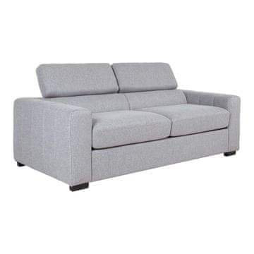Homestar Sofa postelja KINGSTON 3-sedežna 198x96x76/94 cm, siva