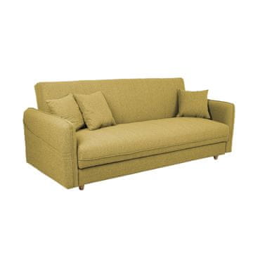 Homestar Sofa postelja VISBY 200x88x93 cm, rumena