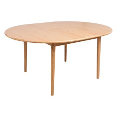 Homestar Jedilna miza TROYES D120+40xV75 cm, hrast