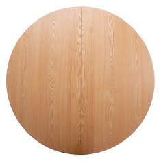 Homestar Jedilna miza TROYES D120+40xV75 cm, hrast
