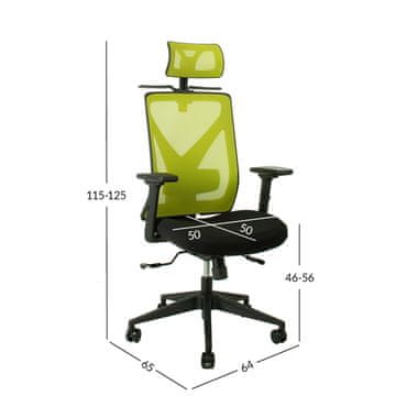 Homestar Delovna stol MIKE zelena