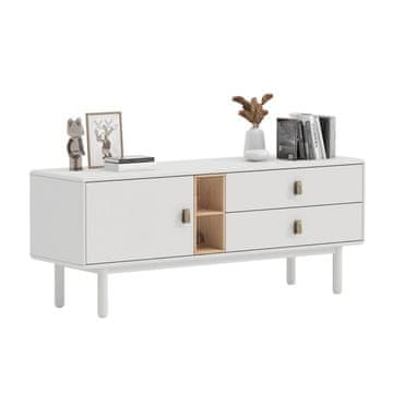 Homestar Omara IRIS 140x40x55 cm, bela