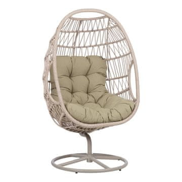 Homestar Prostostoječi stol CASSIA vrtljiv 85x85x151 cm bež