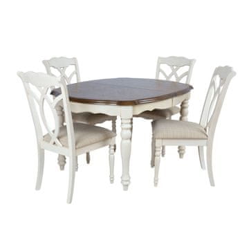 Homestar Jedilna miza LILY 137x106,5x76 cm hrast