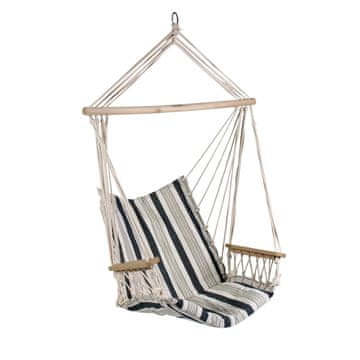 Homestar Viseča stol Swing HIP modro črtasta