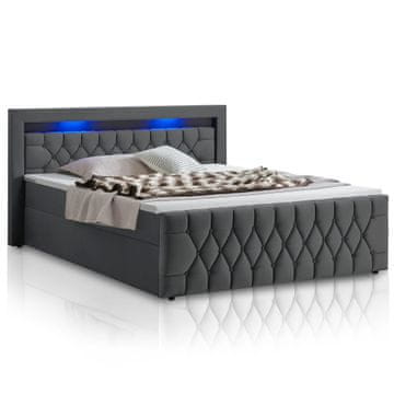 Homestar Vzmetnica Leona 200x140 cm Siva
