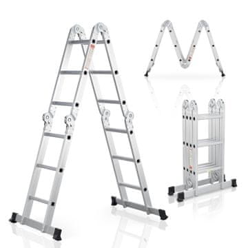 Homestar Večnamenska lestev 3.6 m aluminijasta