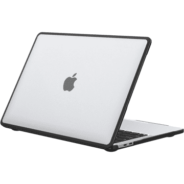 BlueSwan Zaščitni ovitek za MacBook Pro 13" M1/M2/Intel (2016-2022) A2338/A2251/A2289/A2159/A1989/A1708/A1706, Mat prozoren, Hibridni PC+TPU, Odporen na prstne odtise in praske