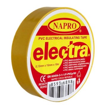Ostatní PVC električni trak IZOVIAL, 10 m x 15 mm, rumen